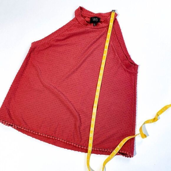 Anthropologie W5 dot textured halter top tank - Picture 8 of 9